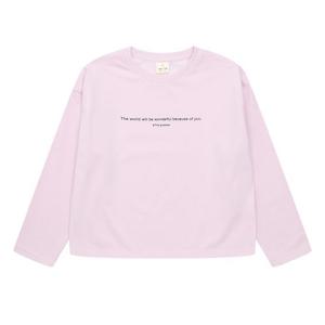 [에꼴리에]MARIO여아레터링 포인트 티셔츠23O0451_VI