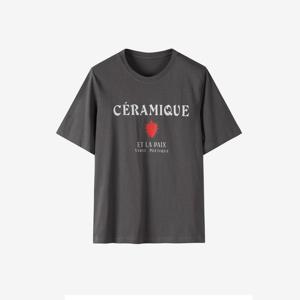 [듀엘]플랜디 프린팅 코튼 티셔츠 D252MSM339