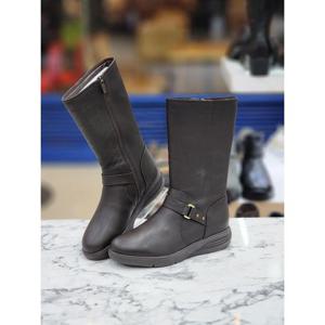 허시파피 세이브존05 여성3Cm굽심플리스놈코어미들부츠 AOSWR3P615