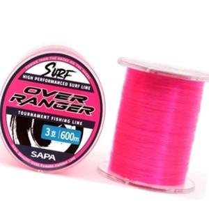 원투전용라인 형광핑크 3호 나일론줄 600m 낚시용줄 민물낚시 낚시용 바다낚시 모노라인