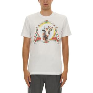 모스키노 반팔 티셔츠 07075241 1001 WHITE