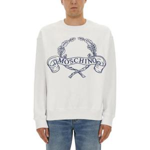 모스키노 긴팔 티셔츠 17025228 3001 WHITE