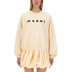 마르니 긴팔 티셔츠 FLJE0185P7 USCX43SLW06 IVORY