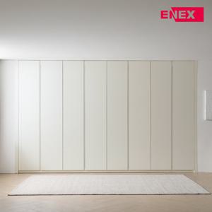 아르보 E0 여닫이 무몰딩 붙박이장 240cm