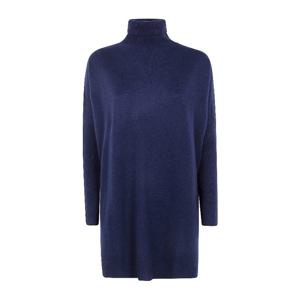 앱솔루트 캐시미어 아미라 하이넥 맥시 스웨터 ACF202401C NAVY