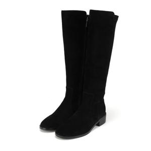 [바바라(슈즈)]바바라 양가죽 스웨이드스판 롱부츠 BBI839BK