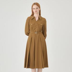 [케네스 레이디]플랩 오픈카라 원피스 (EWOPOI07)