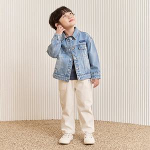 [치크(키즈)]약배기핏 면바지 CKTC2512B