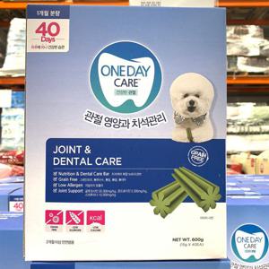 원데이케어 애견관절 치석케어 40개 코스트코 원데이케어 애견관절 치석케어