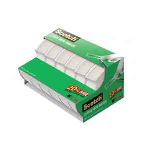 3M 스카치 매직테이프 디스펜서 122A-6 세이빙팩20%(18mmX16m 6개입)