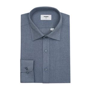 [레노마(셔츠)]기모 긴팔 슬림핏 솔리드 남방 ROWSL0003BU