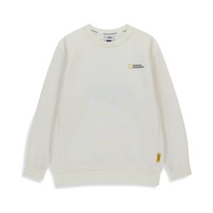 [내셔널지오그래픽키즈]K254USW940 시즌 백그래픽 맨투맨 (융기모) CREAM