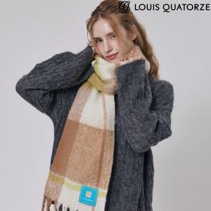 루이까또즈 두툼 모헤어 머플러 헬싱키안 베이지 2DHW812BE