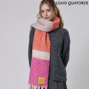 루이까또즈 모헤어 숄 머플러 그린란드 핑크 2DHW811PI