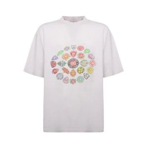 발렌시아가 반팔 티셔츠 764235 TTVH49012 Beige