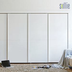 [솔리에] 아이리스 슬라이딩 붙박이장 240cm(8자)