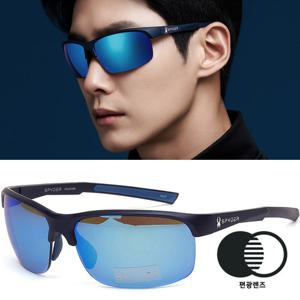 스파이더 선글라스 SP6009 414 편광 블루 미러 라이딩 러닝 고글 스포츠 패션