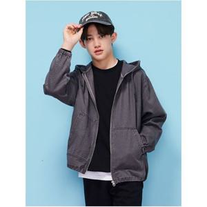 [에꼴리에][가을]카치온 데님 후드 점퍼 25C5101