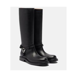 Bottega Veneta James 레더 니하이 부츠 P01107528