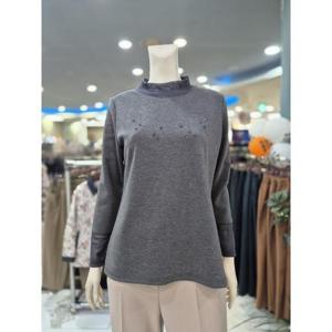 포라리 세이브존05 에델 그레이 드롭 반폴라 티셔츠 LB45071