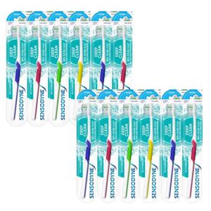 센소다인 딥클린 초 미세모 칫솔 12개 시린이 민감성 치아