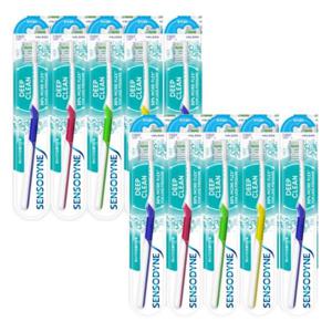 센소다인 딥클린 초 미세모 칫솔 10개 시린이 민감성 치아