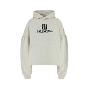 발렌시아가 긴팔 티셔츠 818433 TSVO39012 WHITE