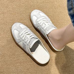 여자뮬 캐주얼 뮬 데일리 플랫 슬립온 스니커즈