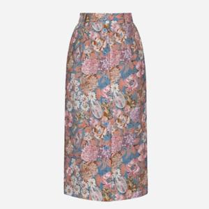 [써스데이아일랜드][여성]패턴 세미H라인 스커트 T256MSK142W