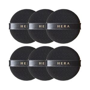 헤라 블랙 쿠션 퍼프 6매
