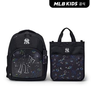 [MLB키즈 공식] 26N LED + 렌티큘러 책가방 세트 NY (Black)7LBKB026N-50BKS