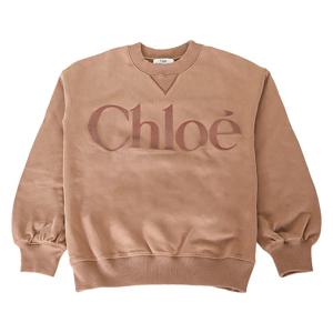 끌로에 25FW 키즈 로고 맨투맨 브라운 C20649 31C 10-12Y