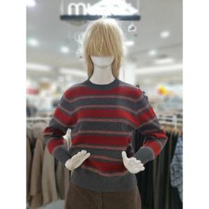 무자크 세이브존09 배색 심플 니트 티 MP9WKT09