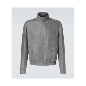 Brunello Cucinelli 실크 리넨 울 재킷 P01138363