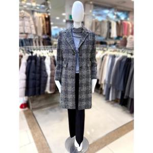 조이너스 세이브존01 체크 모직 하프 코트 JAEW1WCH370