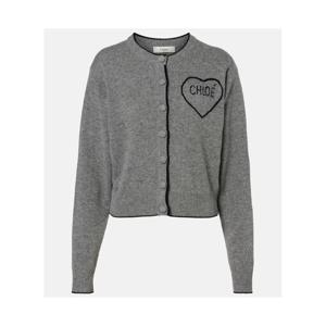 끌로에 로고 울 캐시미어 카디건  P01130744