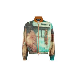 26 SS 디스퀘어드2 아트 프린트 봄버 재킷 S74AM1665D10013 TP447534572