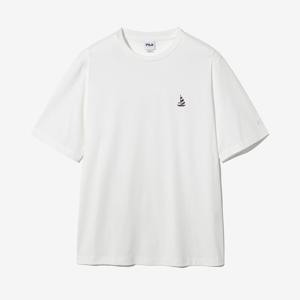 [FILA] 세일링 보트 수피마 반팔티 (FS2RSH2105X_OWH)