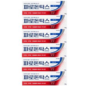 파로돈탁스 쿨링민트 치약 100g x 6개 잇몸질환 불소 코스트코