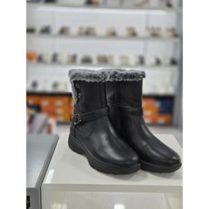 엘칸토 세이브존05 여성 양가죽 콩징 장식 털부츠 방한화 4cm WA35