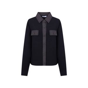 올리비아하슬러 데님 패치 가디건_OHEWSW208