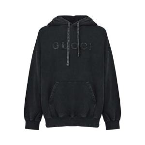 구찌 더블 코튼 저지 스웨트셔츠 795470XJHD31000 Grey