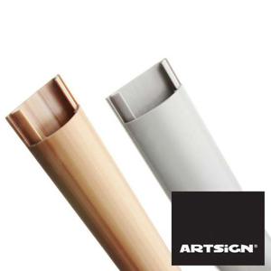 중형 반달 랜선 전선몰딩 38mm 1M 2P 랜선 몰드 랜선정리기 전선줄 전선몰드