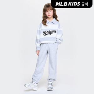 [MLB키즈 공식]26SS 스포티브 바시티 럭비 스트라이프 카라 맨투맨세트 7AS2V0261-07MGL