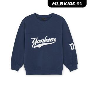[MLB키즈 공식]26SS 스포티브 바시티 컬시브 맨투맨 NY (Navy) 7AMTV0161-50NYS