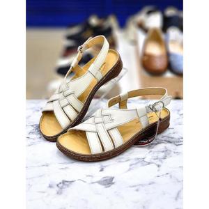 허시파피 세이브존05 여성3Cm굽캐주얼룩샌들 OCXEP036