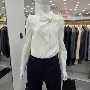 [KL]KMWBLQB010 리본프릴블라우스