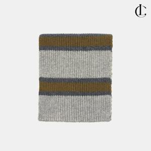 엘케이트 여성 겨울 데일리 목도리 롱 줄무늬 스카프 단가라 울100 머플러 LNGOM003