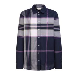 [헤지스]헤지스 네이비 체크 면 긴소매 셔츠 WSSH5AC13N2