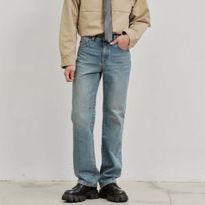 [플랙진]남성 에센셜 M58 스트레이트 그린워싱 데님 팬츠 (PJTI5SZM585)